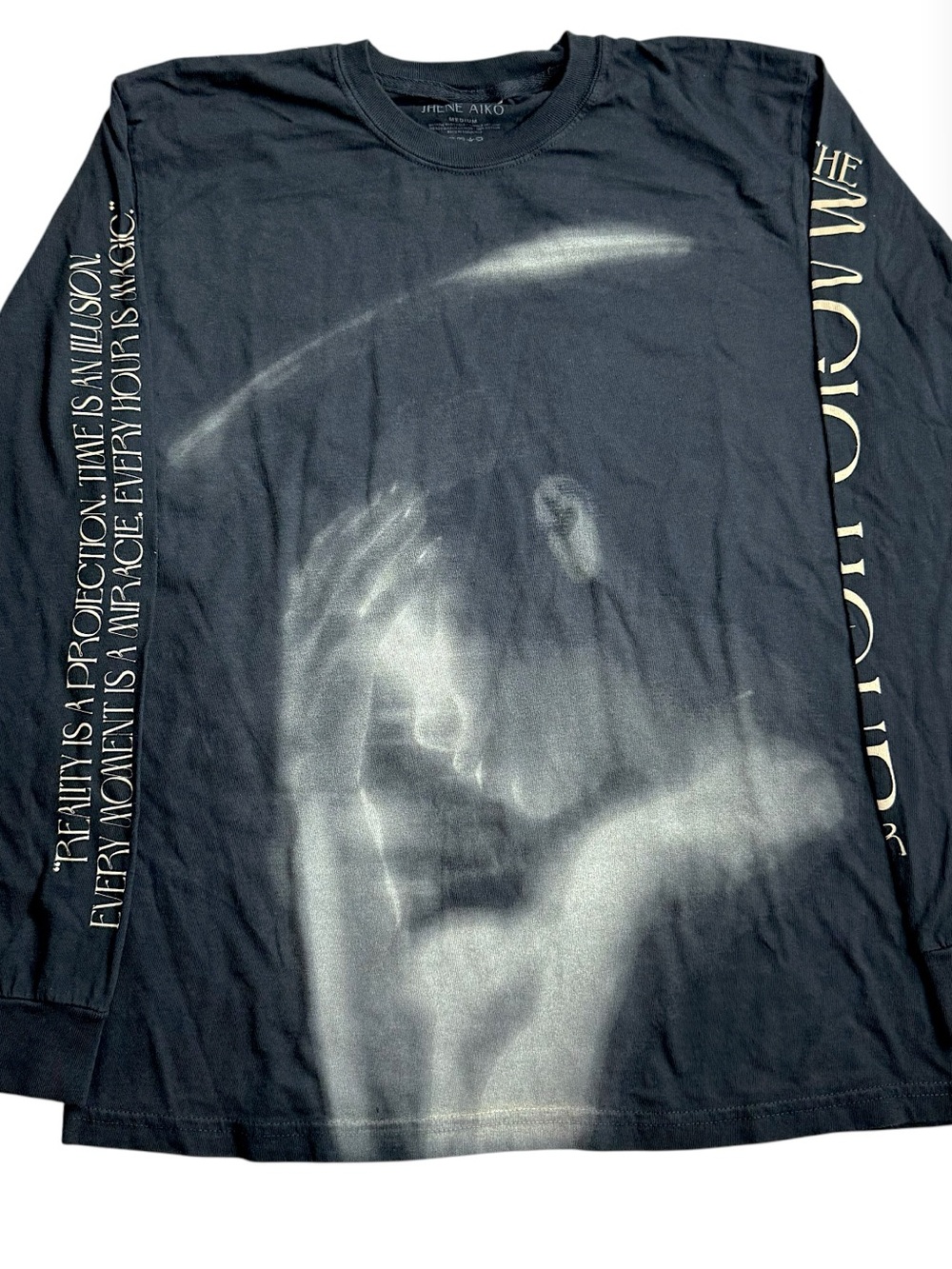 Jhene Aiko 2024 Tour Long Sleeve Shirt Medium Black Concert Graphic Tee